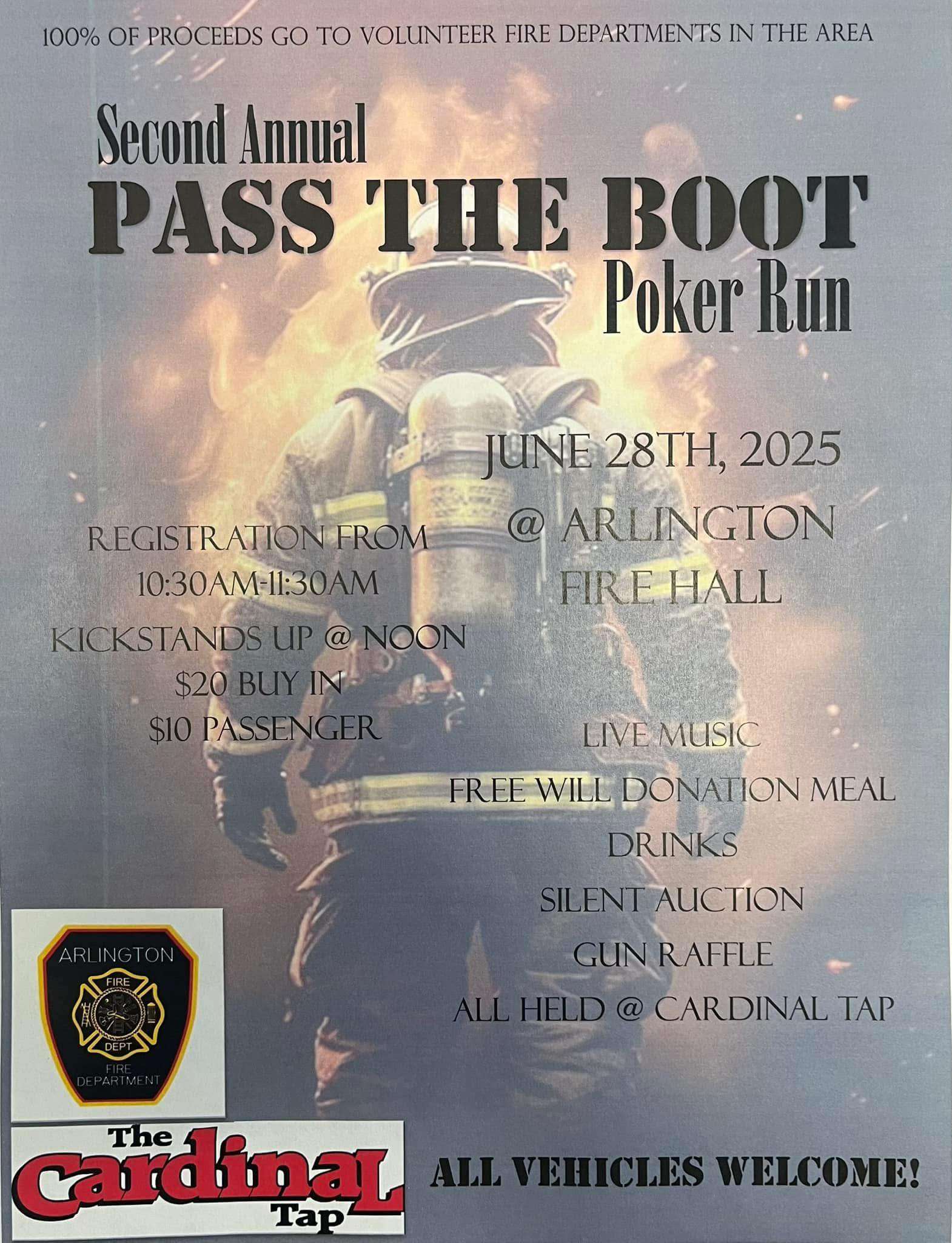 Second Annual Pass the Boot Poker Run