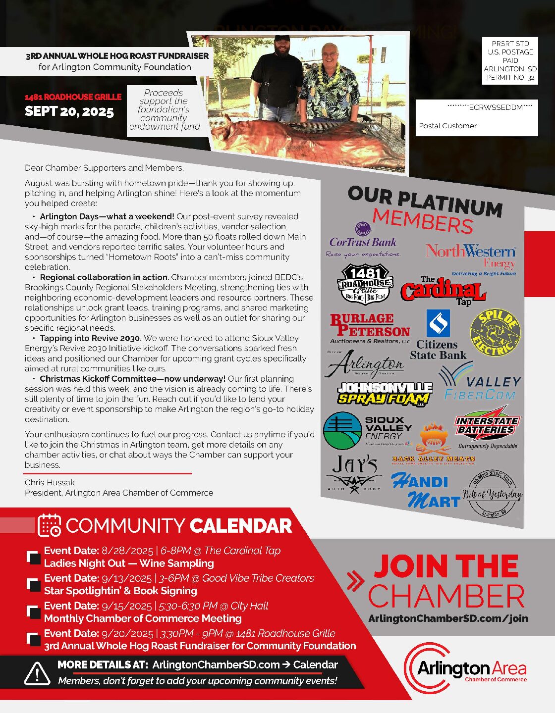 Chamber Chatter August 2025 preview