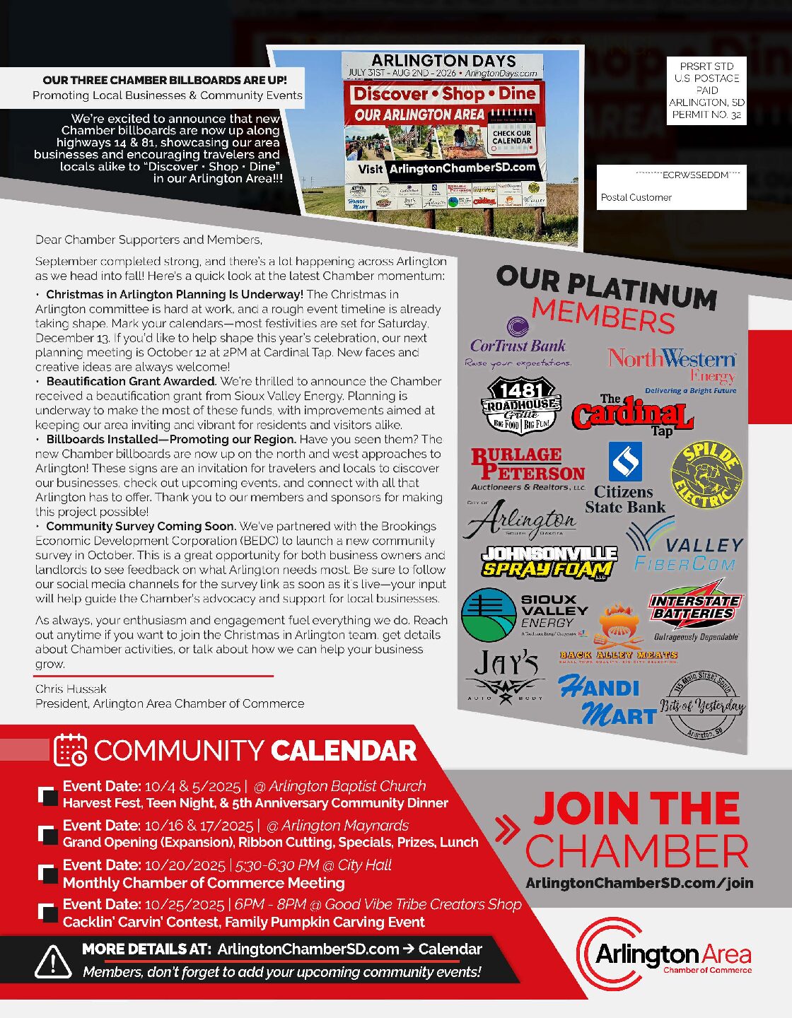 Chamber Chatter September 2025 preview