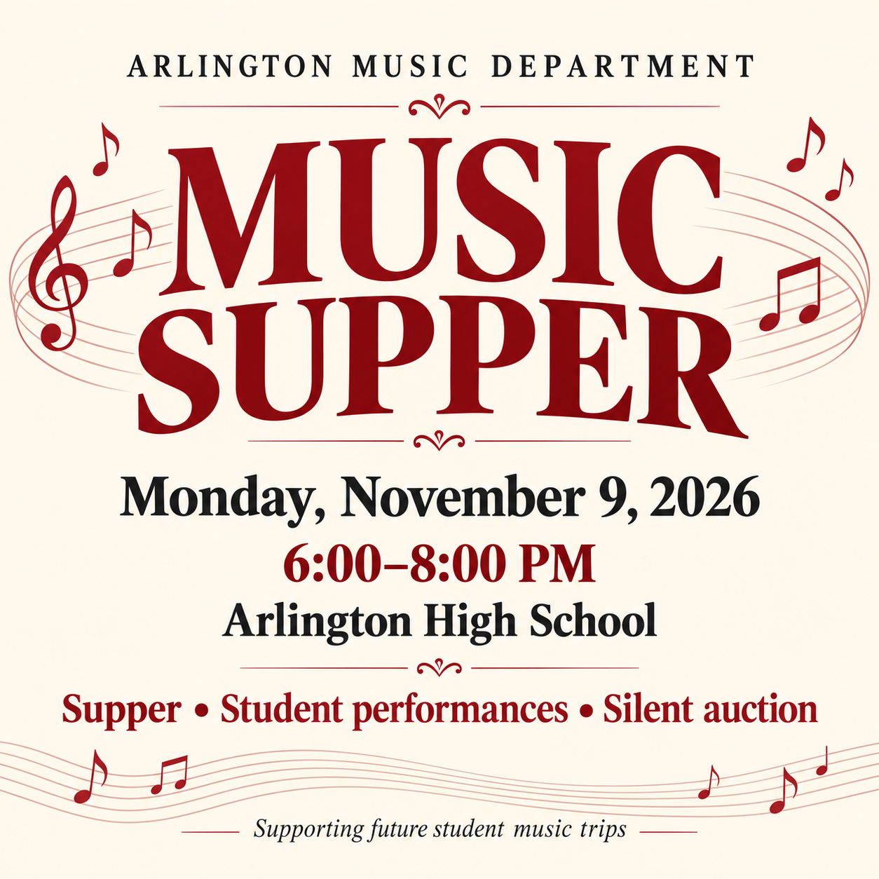 Arlington Music Supper